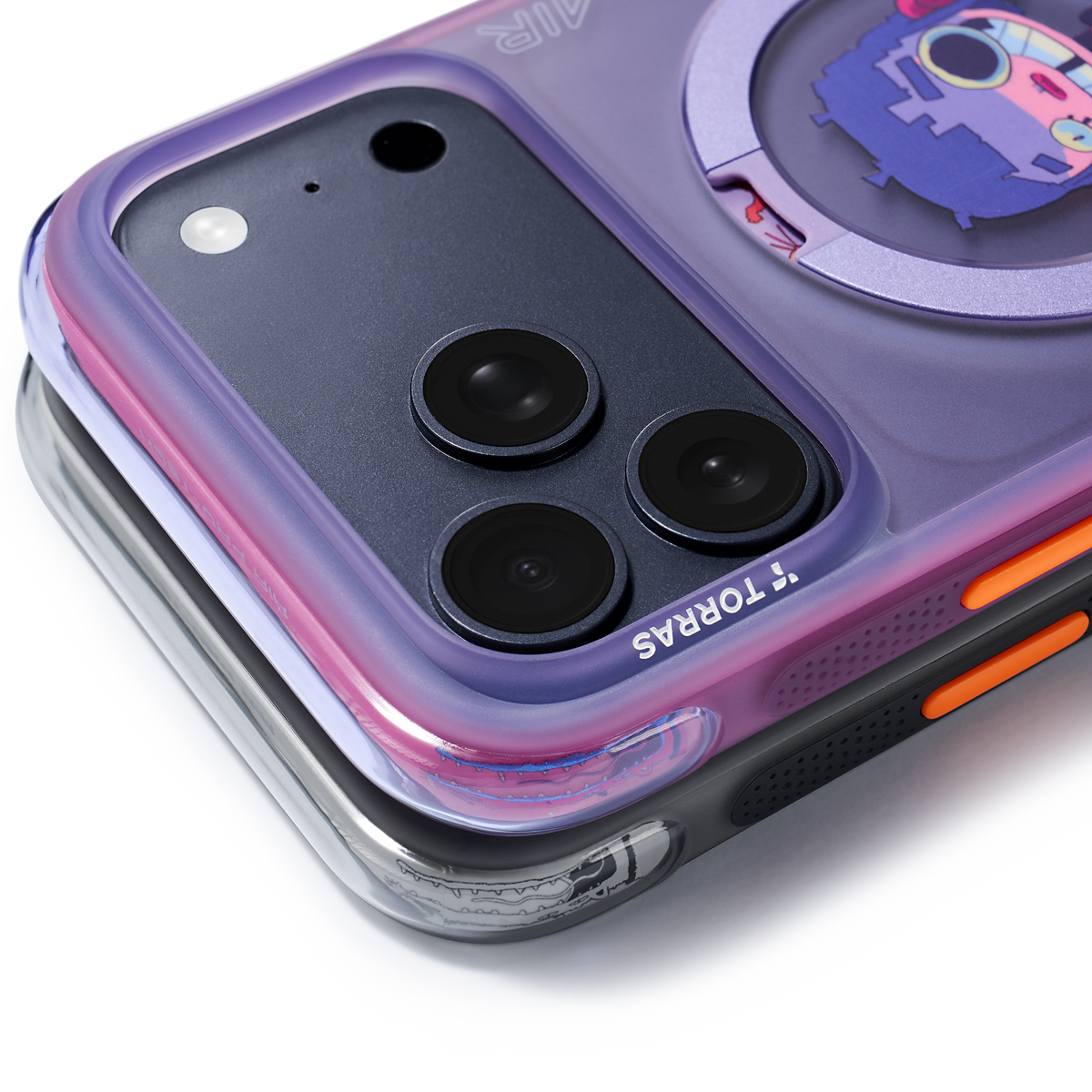 Torras iPhone 17 Pro Max Skal Ostand Q3 Air Gawx Neon Night Muse