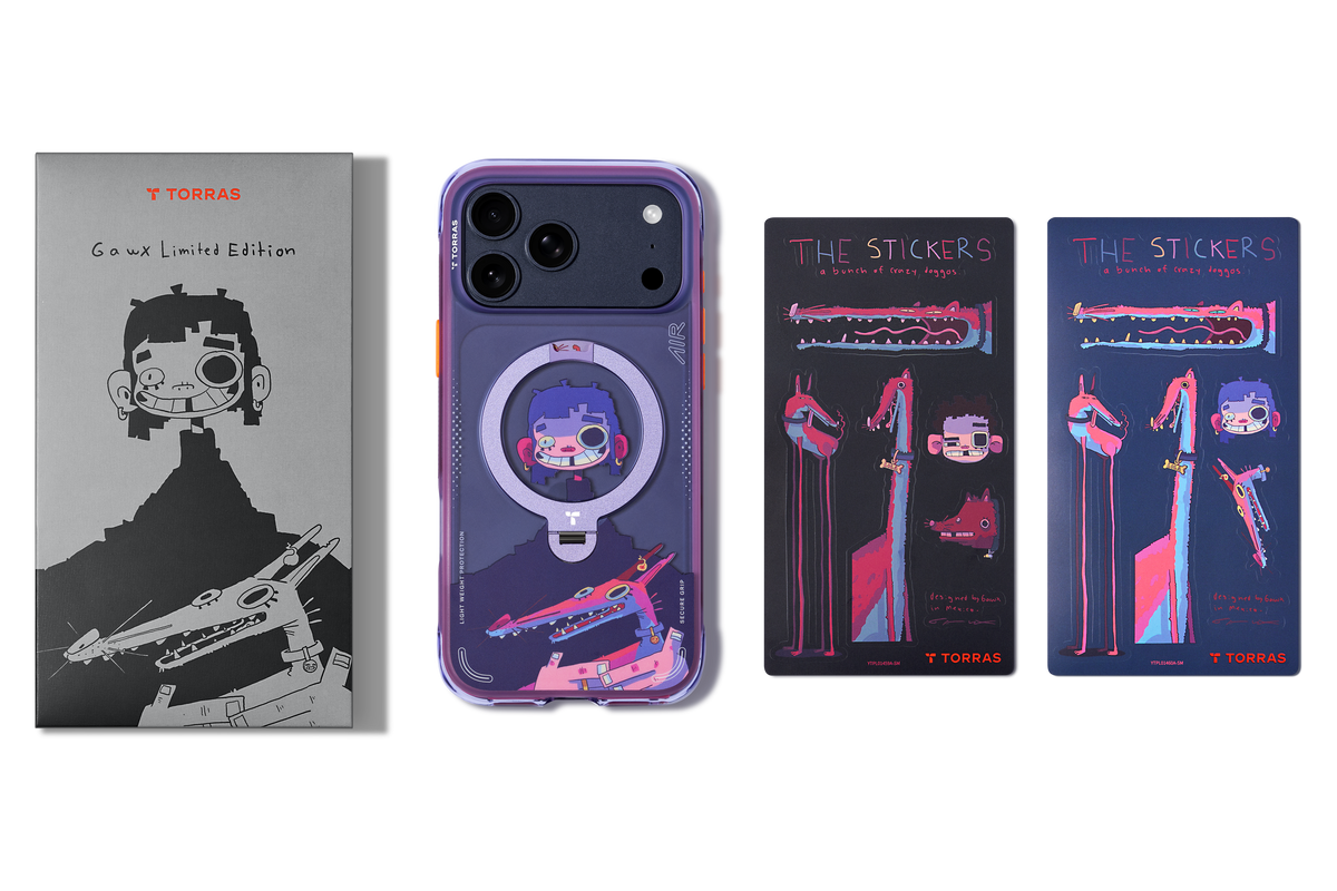 Torras iPhone 17 Pro Max Skal Ostand Q3 Air Gawx Neon Night Muse