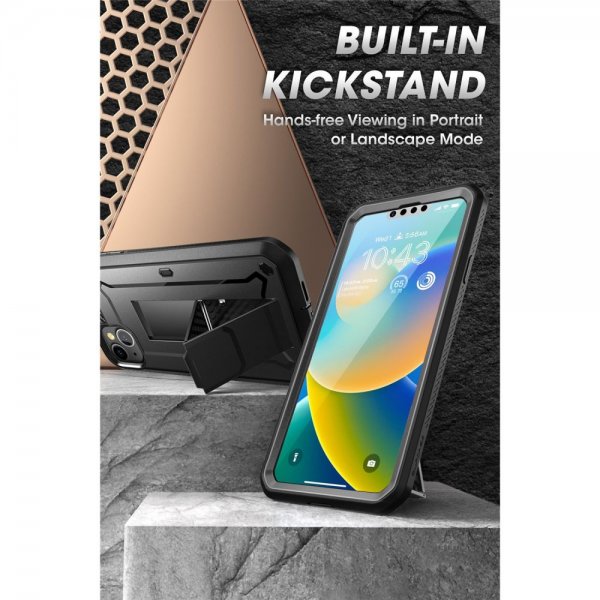 Supcase iPhone 13/iPhone 14 Skal UB Pro Svart