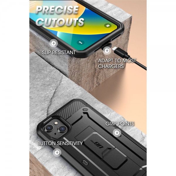 Supcase iPhone 13/iPhone 14 Skal UB Pro Svart