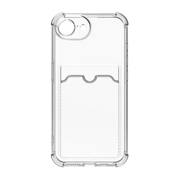 iPhone 16e/17e Skal Korthållare Transparent