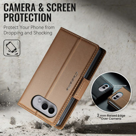 CaseMe iPhone Duo Fodral 023 Series Brun
