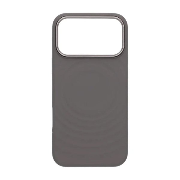 iPhone 17 Pro Max Skal Silikon MagSafe Mörkgrå