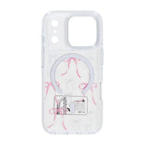 iPhone 17 Pro Max Skal Mönster MagSafe Rosett