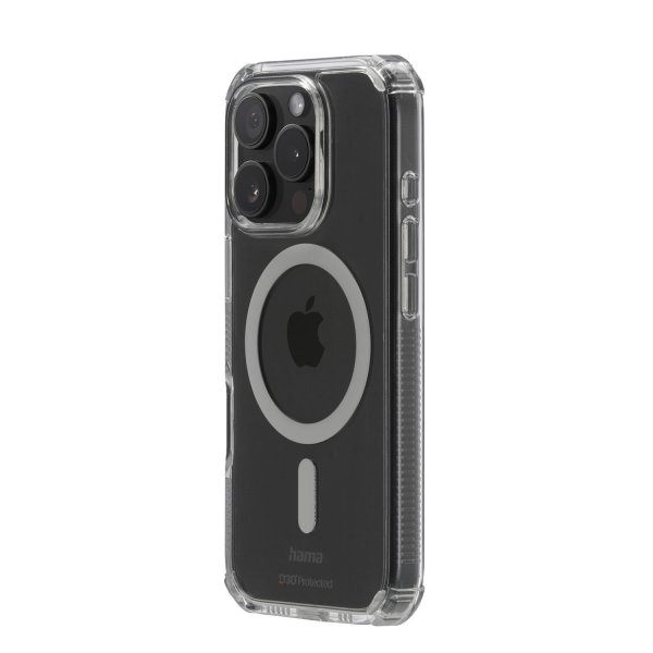 Hama iPhone 16 Pro Skal Extreme Protect MagLine Transparent