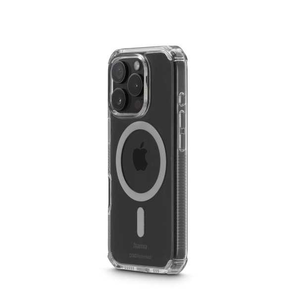 Hama iPhone 16 Pro Skal Extreme Protect MagLine Transparent