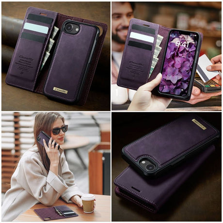 CaseMe iPhone 16e/iPhone 17e Fodral C49 Series Lila