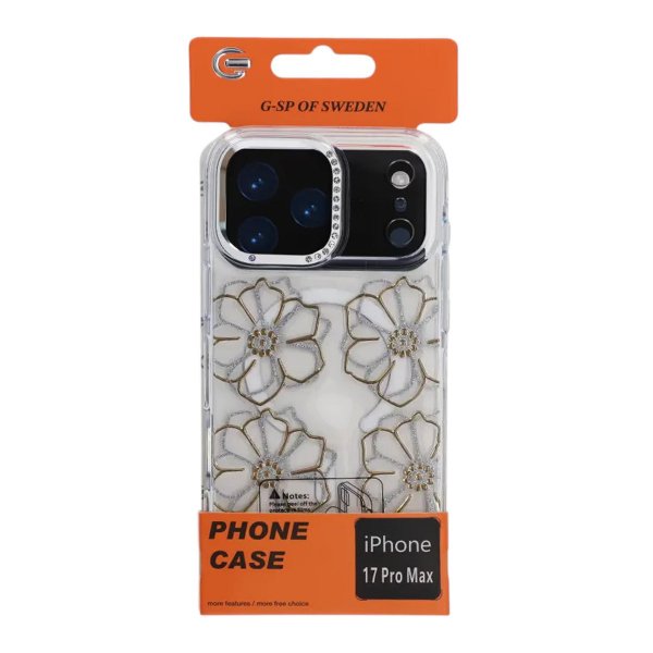 iPhone 17 Pro Max Skal Mönster MagSafe Blommor
