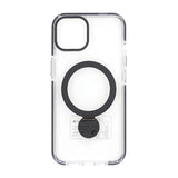 iPhone 13/14 Skal Ringstativ MagSafe Transparent Svart