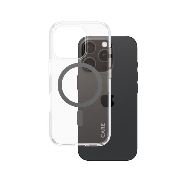 CARE by PanzerGlass iPhone 16 Pro Skal Urban Combat MagSafe Svart Transparent