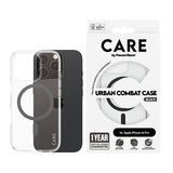 CARE by PanzerGlass iPhone 16 Pro Skal Urban Combat MagSafe Svart Transparent