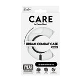 CARE by PanzerGlass iPhone 16 Pro Skal Urban Combat MagSafe Svart Transparent