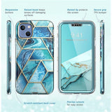 Supcase iPhone 14 Plus Skal Cosmo Blue Marble