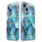 Supcase iPhone 14 Plus Skal Cosmo Blue Marble