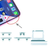 Knappar och Simkorthållare för iPhone 16 och 16 Plus - Grön