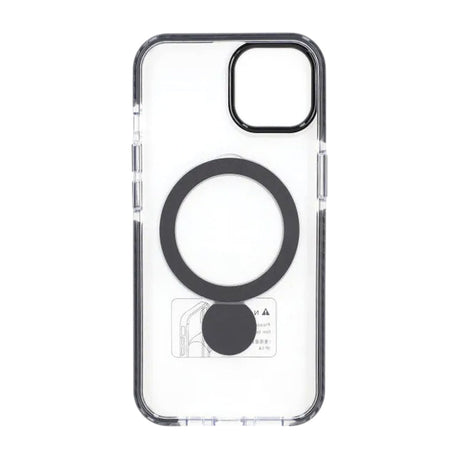 iPhone 13/14 Skal Ringstativ MagSafe Transparent Svart