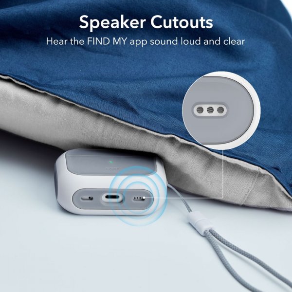 ESR AirPods Pro/AirPods Pro 2 Skal Orbit Hybrid HaloLock Vit
