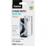 Hama iPhone 16 Pro Max Skal Extreme Protect MagLine Transparent