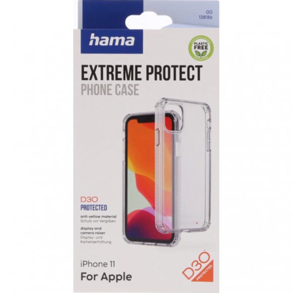 Hama iPhone 11 Skal Extreme Protect Transparent