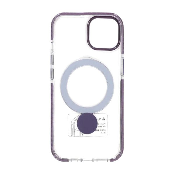 iPhone 15 Skal Ringstativ MagSafe Lila