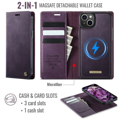 CaseMe iPhone 13 Fodral C49 Series Lila