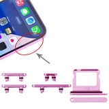 Knappar och Simkorthållare för iPhone 16 och 16 Plus - Rosa