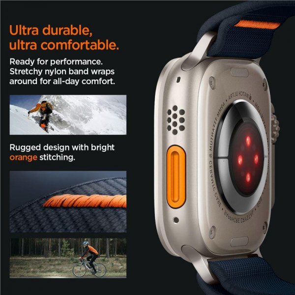 Spigen Apple Watch 44/45/46mm/Ultra 49mm Armband Lite Fit Ultra Navy