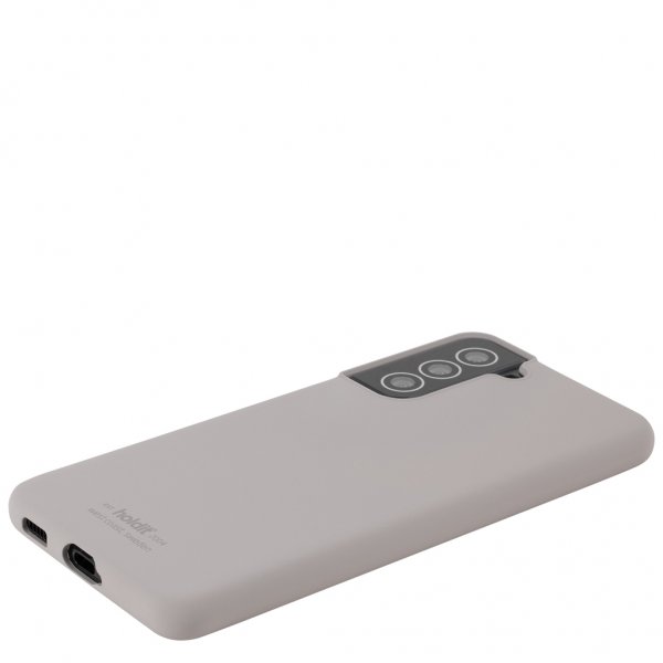 holdit Samsung Galaxy S21 Skal Silikon Taupe
