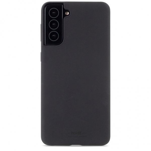 Holdit Samsung Galaxy S21 Plus Skal Silikon Svart