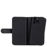 holdit iPhone 12/iPhone 12 Pro Fodral WalletCase Extended Löstagbart Skal Svart