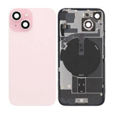 iPhone 15 Baksida Glas Komplett OEM - Rosa
