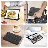 Dux Ducis Samsung Galaxy Tab S9 FE/S10 FE/S10 Lite Fodral DOMO Series Svart