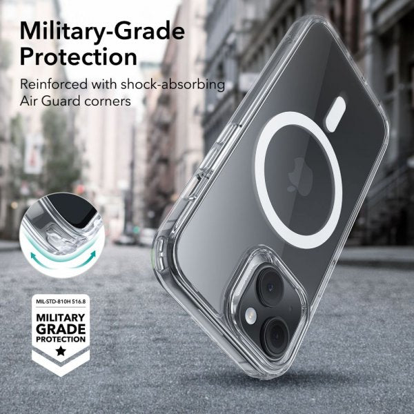 ESR iPhone 15 Skal Classic Hybrid HaloLock Transparent