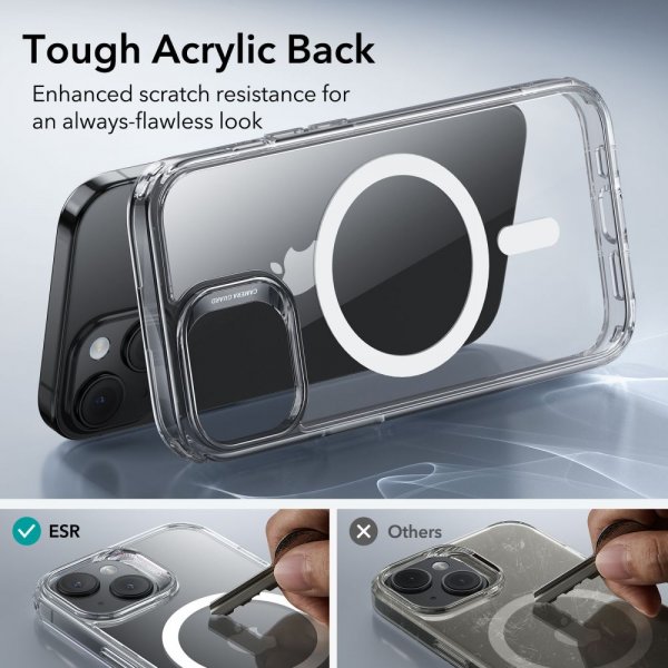 ESR iPhone 15 Skal Classic Hybrid HaloLock Transparent