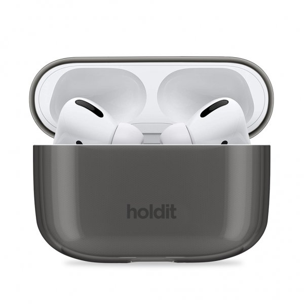 holdit AirPods Pro/AirPods Pro 2 Skal Seethru Svart