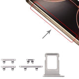 Knappar och Simkorthållare för iPhone 15 Pro och 15 Pro Max - Naturlig Titan