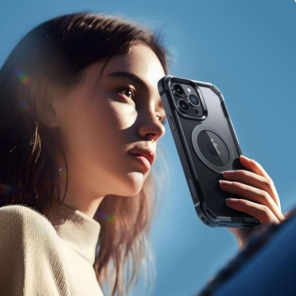 Supcase iPhone 15 Pro Max Skal Ares Mag Svart