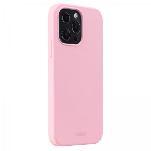 holdit iPhone 13 Pro Skal Silikon Rosa