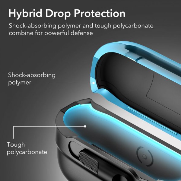 ESR AirPods Pro/AirPods Pro 2 Skal Pulse FlickLock HaloLock Svart