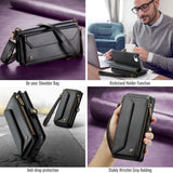 CaseMe iPhone 16e/iPhone 17e Fodral C36 Series Svart