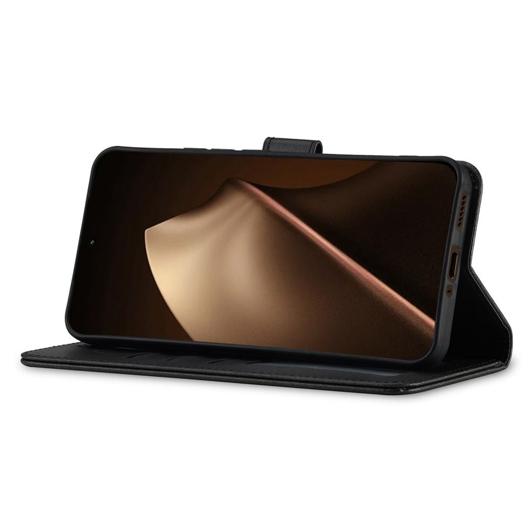 Lc.Imeeke Xiaomi 17T Pro Fodral med Kortfack Stativfunktion Svart