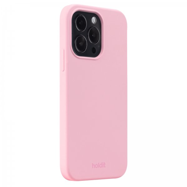 holdit iPhone 14 Pro Skal Silikon Rosa