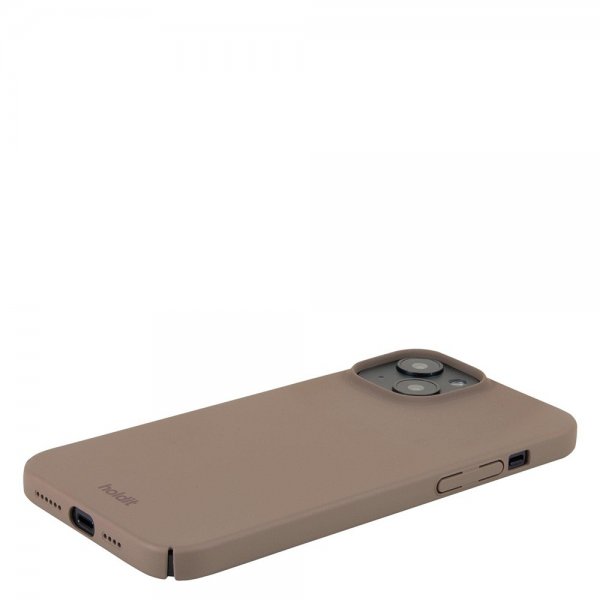 Holdit iPhone 15 Plus Skal Slim Case Mocha Brown