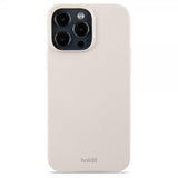 Holdit iPhone 15 Pro Max Skal Slim Case Light Beige