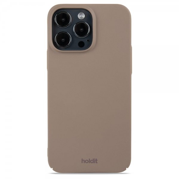 Holdit iPhone 15 Pro Max Skal Slim Case Mocha Brown