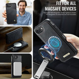 CaseMe iPhone 16e/iPhone 17e Fodral C49 Series Svart