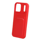 iPhone 17 Pro Max Skal Korthållare Röd