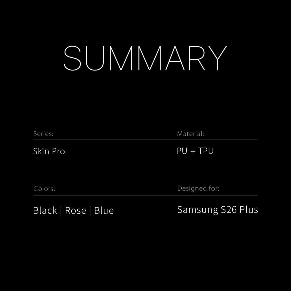 Dux Ducis Samsung Galaxy S26 Plus Fodral Skin Pro Series Blå