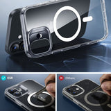 ESR iPhone 16 Skal och Skärmskydd Classic Hybrid MagSafe Set Transparent