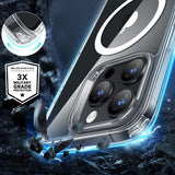ESR iPhone 16 Pro Skal och Skärmskydd Classic Hybrid MagSafe Set Transparent